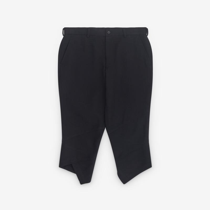 Black Comme des Garons -  Twisted Seam Trousers - (Black)