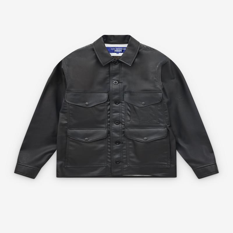 Junya Watanabe Man - Mens Filson Faux Leather Panelled Jacket - (Black)
