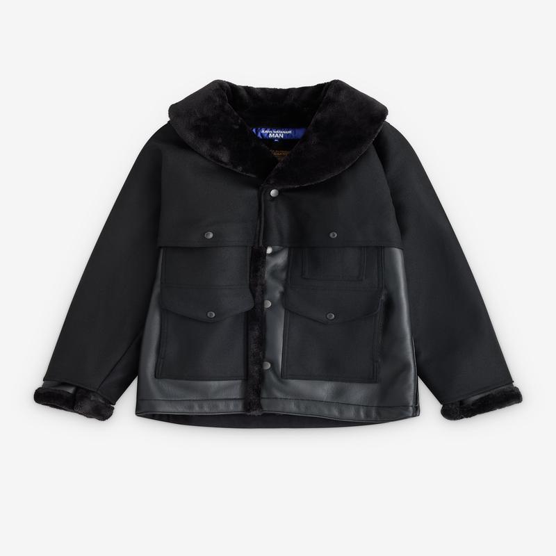 Junya Watanabe Man - Mens Shawl Collar Coat - (Black)