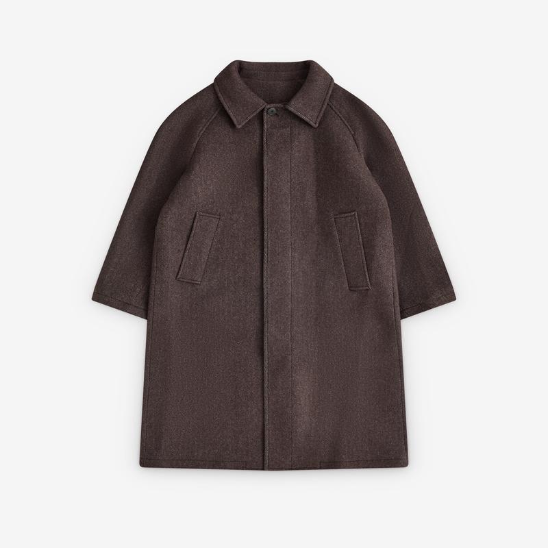 Mfpen - Mens Installation Coat - (Brown Herringbone)