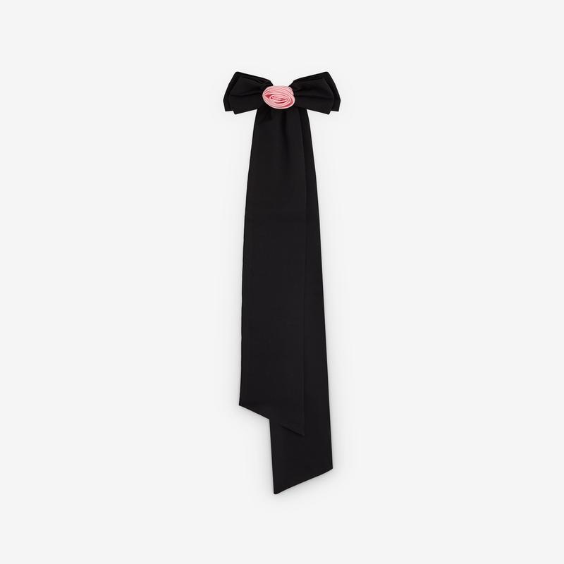 Sandy Liang - Womens Corsage Palermo Bow - (Black)