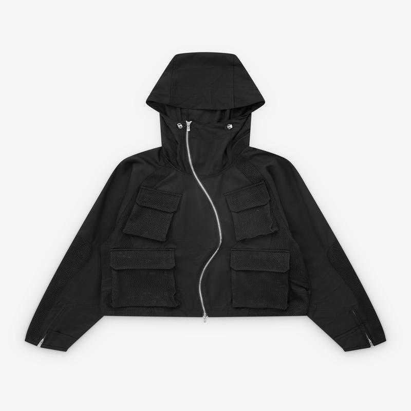 FFFPostalservice - Men's Aire Curved Zip Game Jacket - (Black)