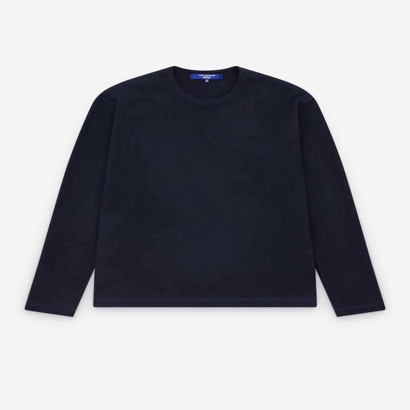 Junya Watanabe Man - Mens Wool Long Sleeve T-Shirt - (Navy)