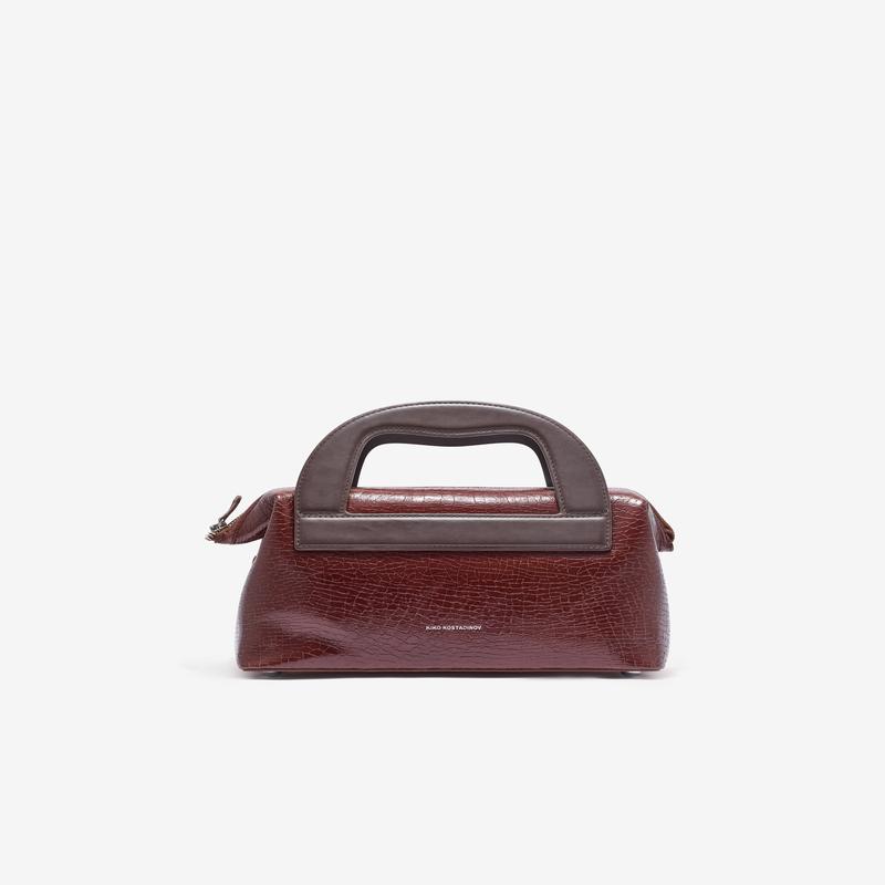 Kiko Kostadinov - Womens Isadora Bag - (Cracked Brown)