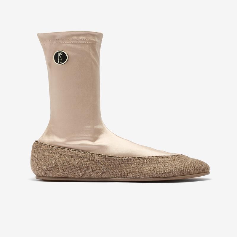 Kiko Kostadinov - Womens Proxima Low Ballerina - (Oatmeal/Pale Pink)