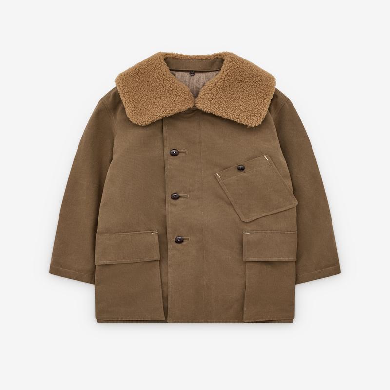 Lemaire - Mens Shearling Winter Parka - (Beige)