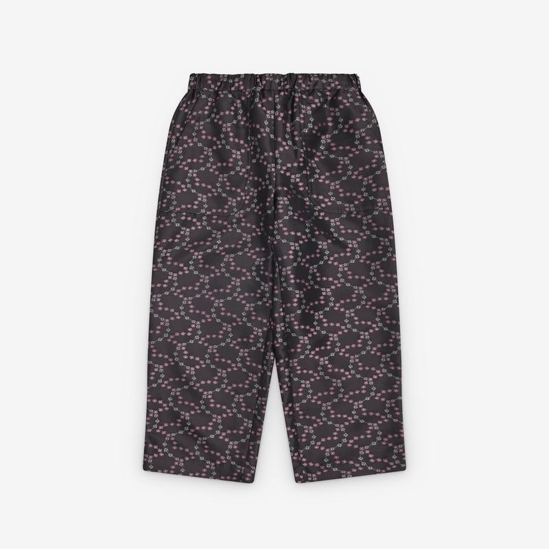 Noir Kei Ninomiya - Womens Floral Trousers - (Black)
