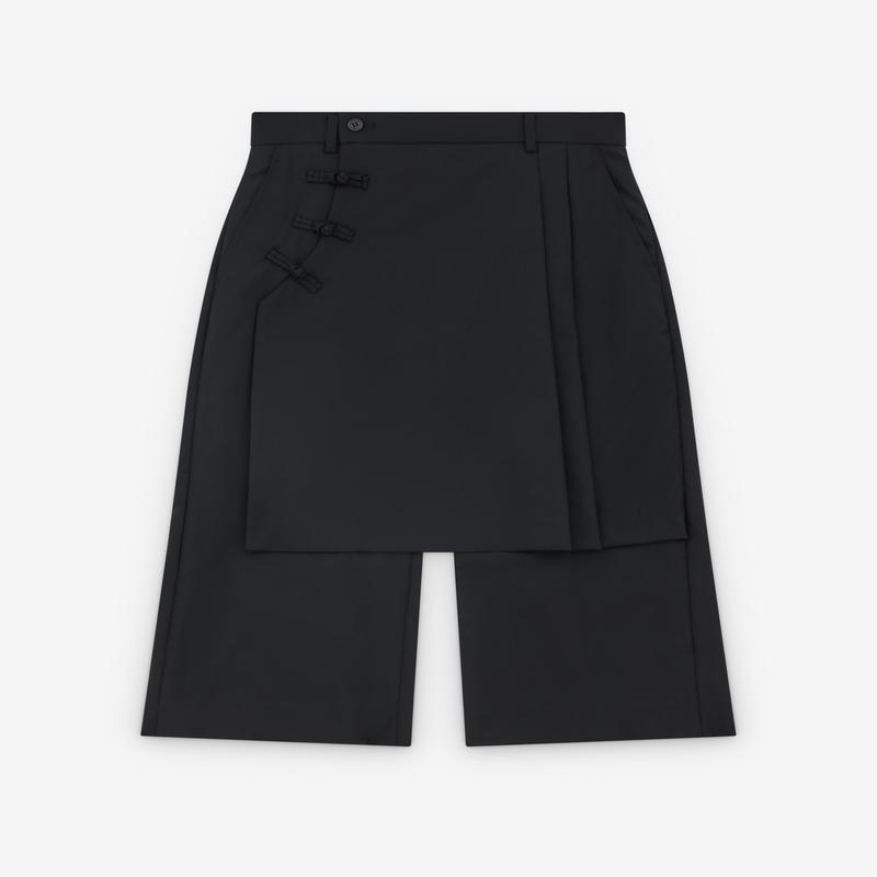 Noir Kei Ninomiya - Womens Skirt Overlay Trousers - (Black)