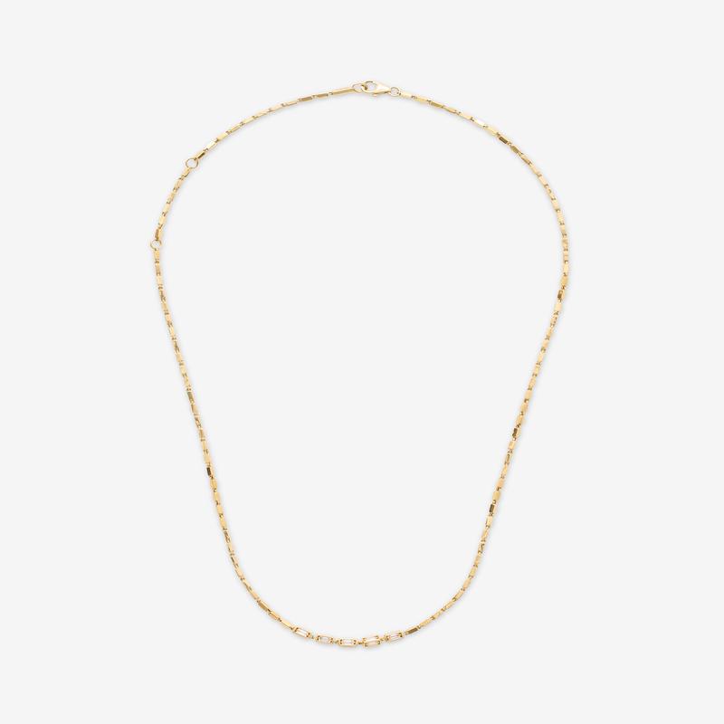 Suzanne Kalan - Diamond Small Link Chain - (Yellow Gold)