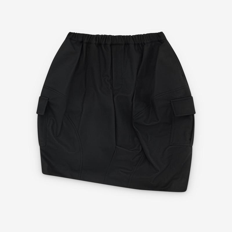 Black Comme des Garons - Asymmetric Pocket Skirt - (Black)