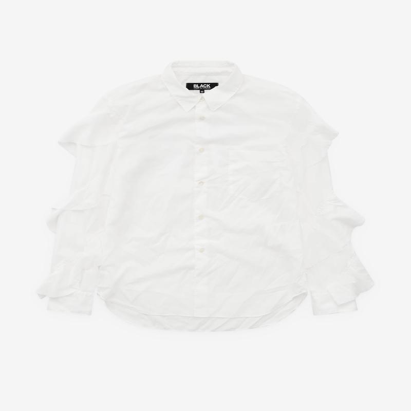 Black Comme des Garons - Fill Sleeve Shirt - (White)