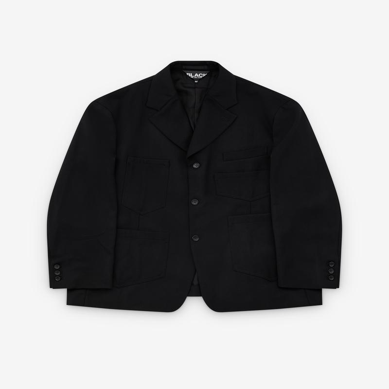 Black Comme des Garons - Patch Pocket Blazer - (Black)