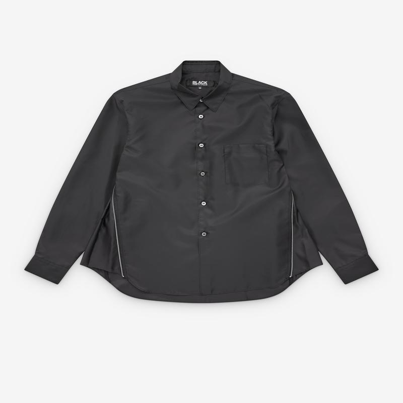 Black Comme des Garons - Zip Side Seam Shirt - (Black)
