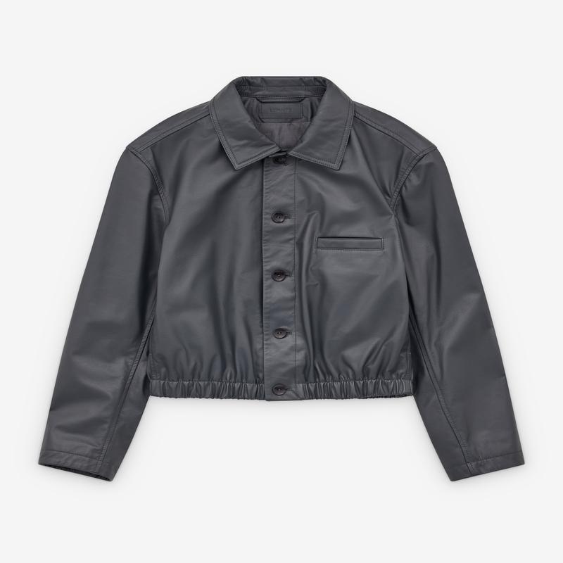 Lemaire - Womens Soft Leather Jacket - (Black)