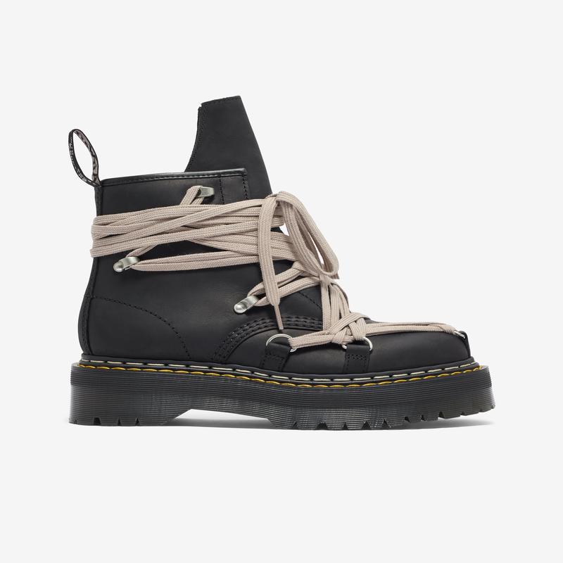 Rick Owens - 1460 Quad Sole Megalace Boot - (Black)