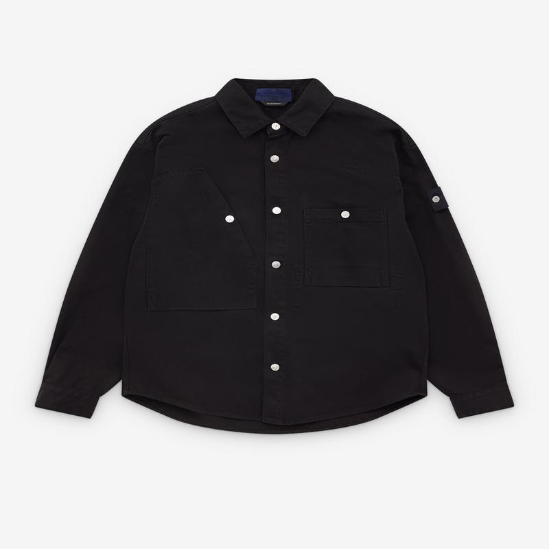 Stone Island - Mens Denim Shirt - (Black)