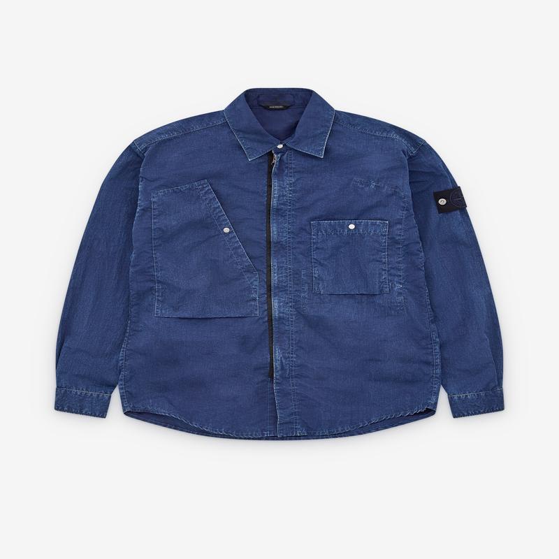 Stone Island - Mens Denim Shirt - (Washed Indigo)
