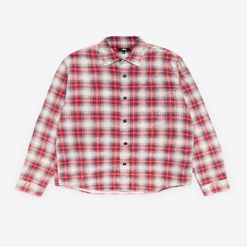 Stssy - Dax Plaid Shirt - (Red)