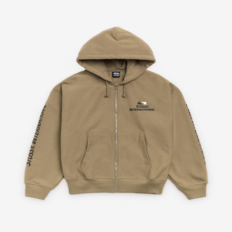 Stssy - Stssy International Zip Hood - (Army)
