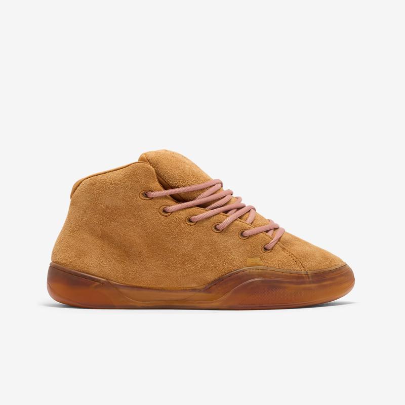 Erl - Suede Mid Vamp Sneakers - (Natural)