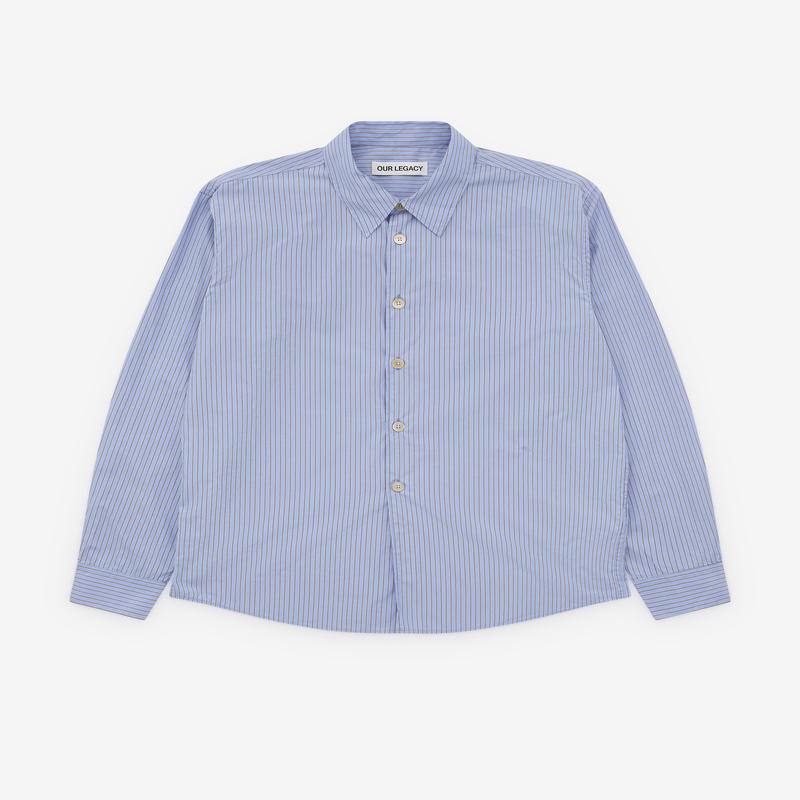 Our Legacy - Men's Beyond Shirt - (Typewriter Stripe)