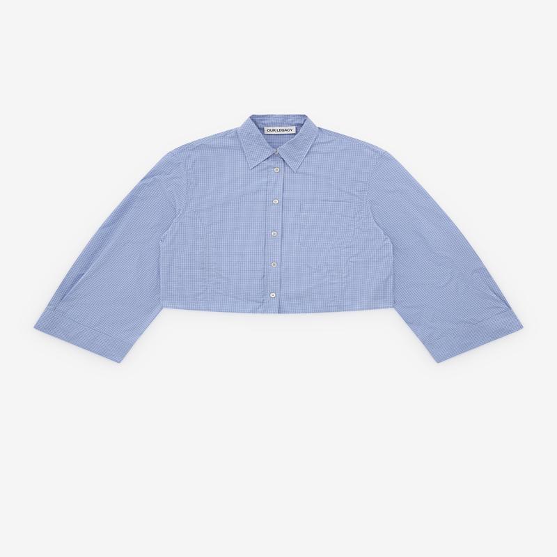 Our Legacy - Women's Balloon Shirt - (Micro Check)