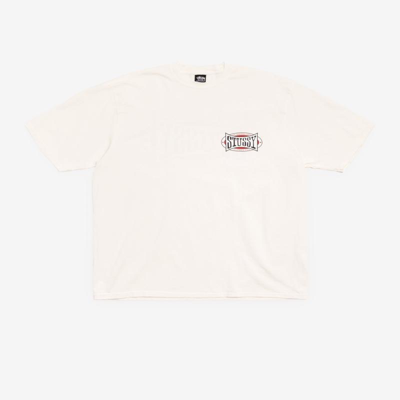 Stssy - Champion Oval Pigmentment Dyed T-Shirt - (Natural)