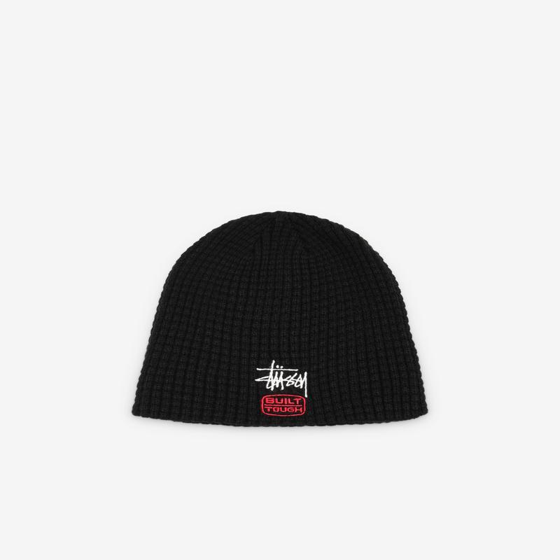 Stssy - Waffle Skullcap Built Tough - (Black)