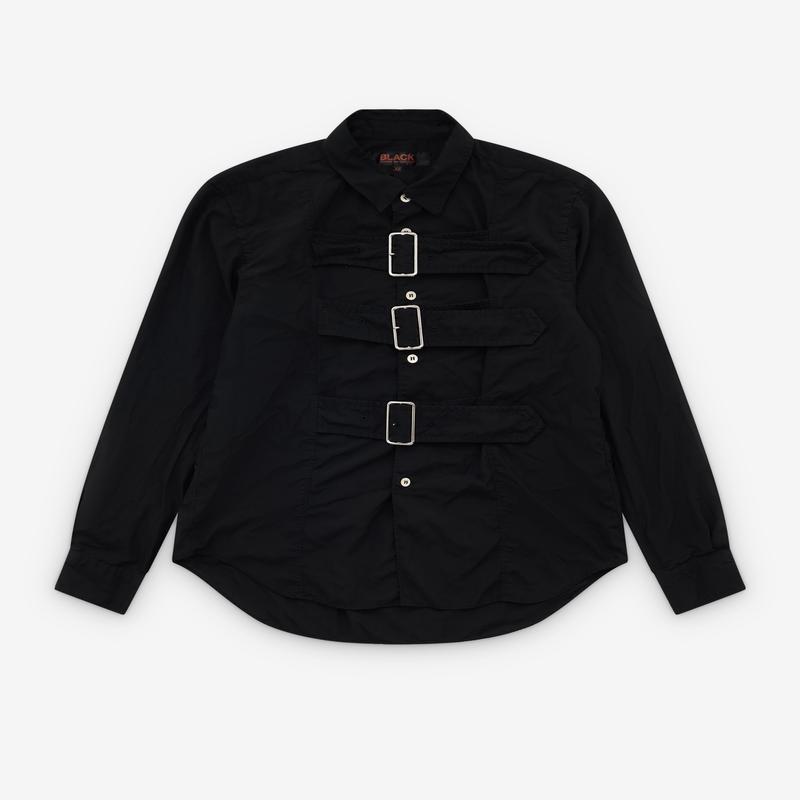 Black Comme des Garons - Triple Buckle Shirt - (Black)