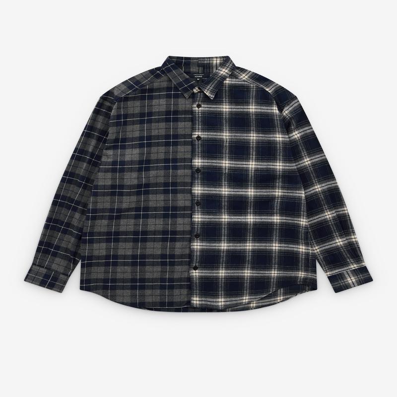 CDG Homme - Mens Double Check Shirt - (Navy)