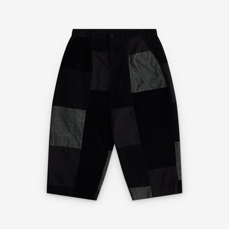 CDG Homme - Mens Patchwork Trousers - (Black/Grey)