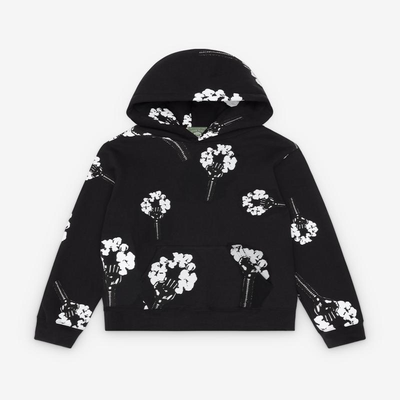 Denim Tears - Hardies Wreath Fist Hoodie - (Black)