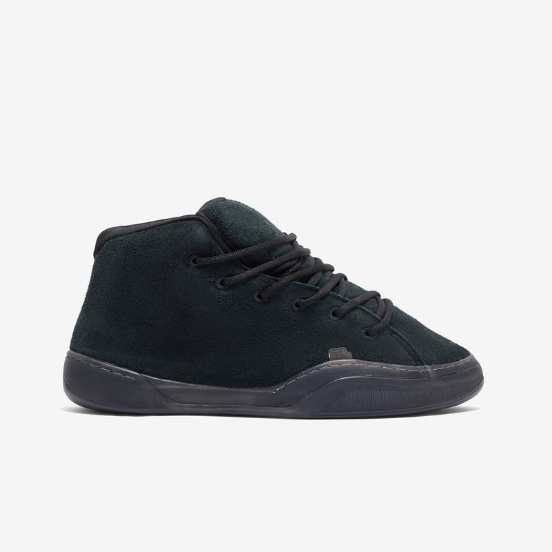 Erl - Suede Mid Vamp Sneakers - (Pirate Black)