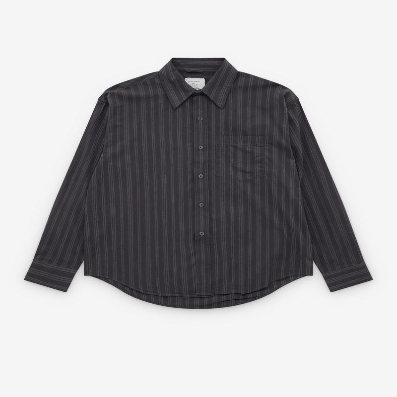 Mfpen - Mens Executive Shirt - (Dark Grey Double Stripe)