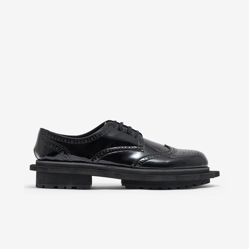 Tao - Womens Platform Brogues - (Black)