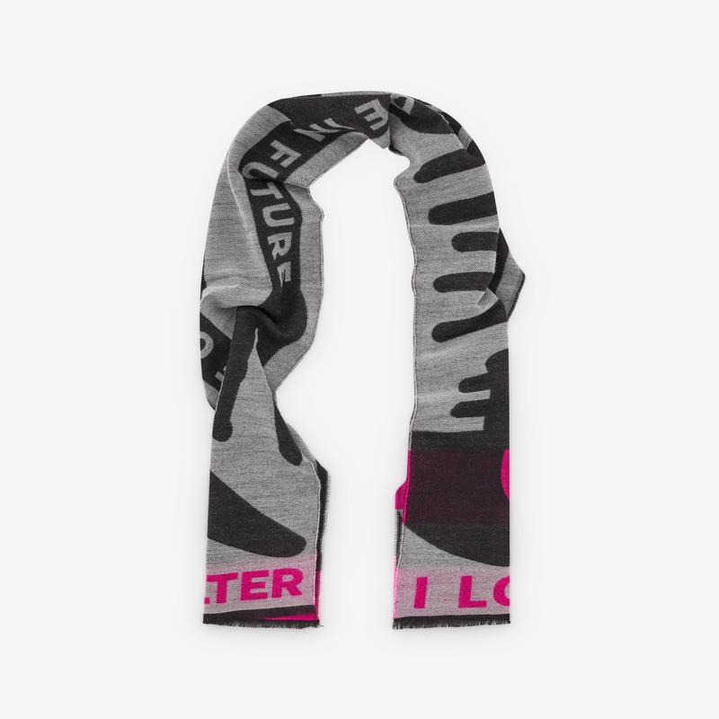 Walter Van Beirendonck - Mens New Scarf Single - (Black Multi)