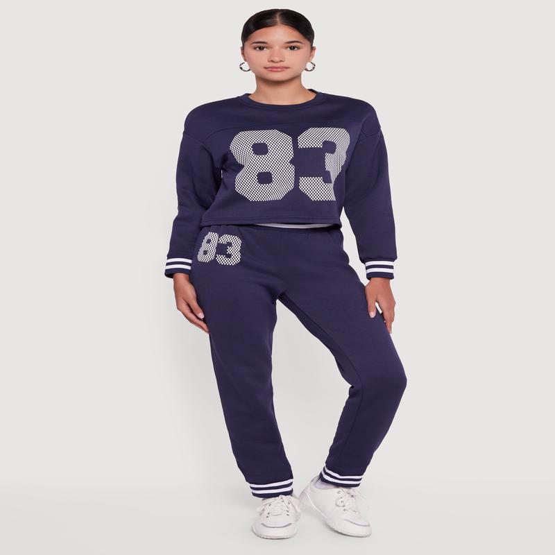 83 Graphic High Waisted Joggers