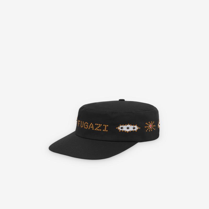 Fugazi - Men's Studded Pillbox Hat - (Black)