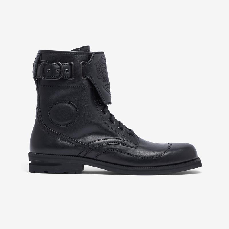 Kiko Kostadinov - Mens Fitz Military Boots - (Petrol Black)
