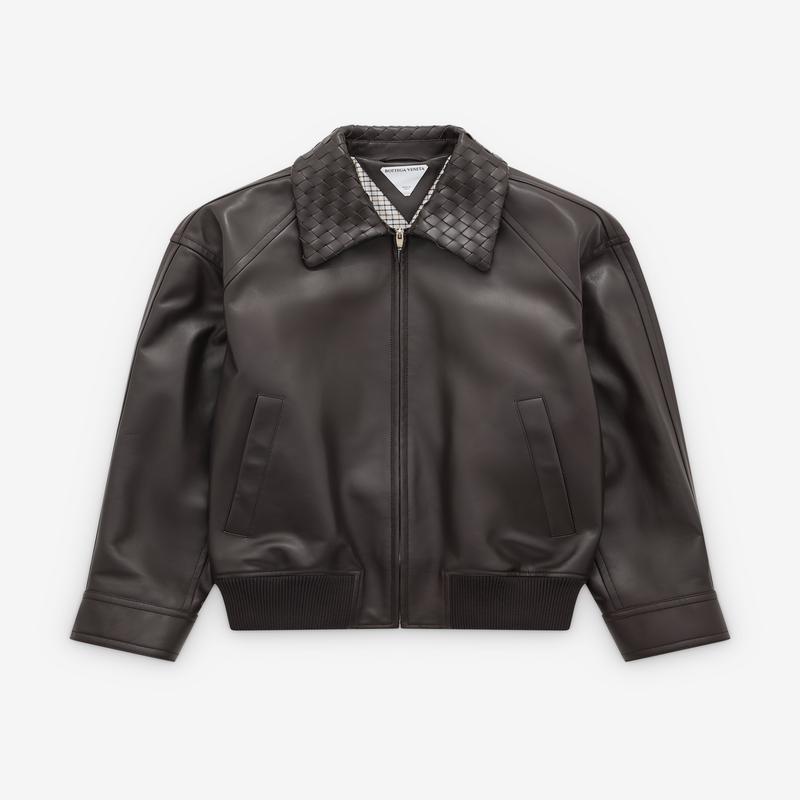 Bottega Veneta - Mens Leather Blouson - (Fondant)