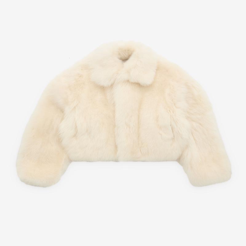 Bottega Veneta - Women's Toscana Shearling Cropped Blouson - (Melon)