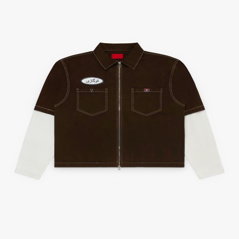Fugazi - Men's Layered Farsi Work Shirt - (Brown)