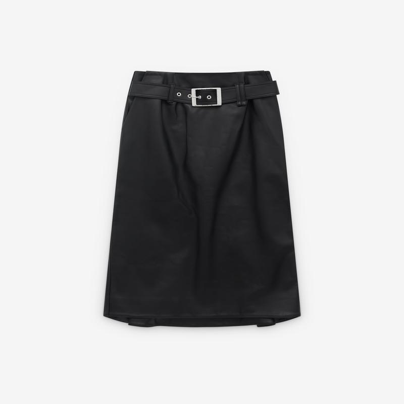 Simone Rocha - Womens Multi Belt Loop Kick Back Skirt - (Black)