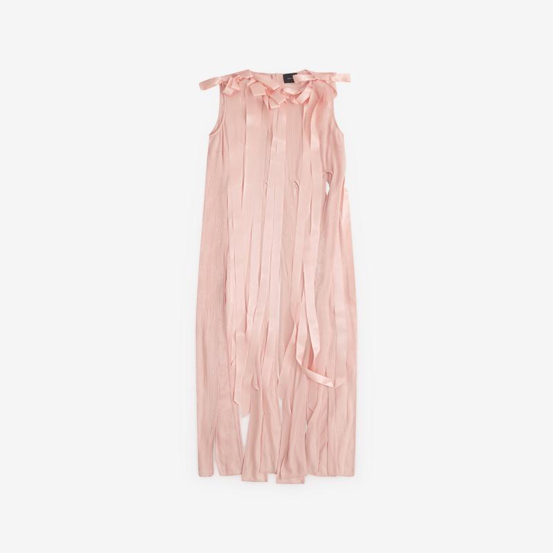 Simone Rocha - Womens Unbounded Ribbon Dress - (Blush)