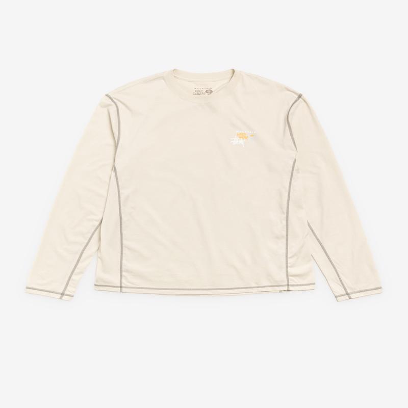 Stssy - Men's Mountain Hardwear Longsleeve T-Shirt - (Stone)