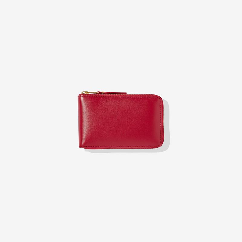 CDG Wallet - Classic Colour Full Zip Around Wallet - (Red SA7100)