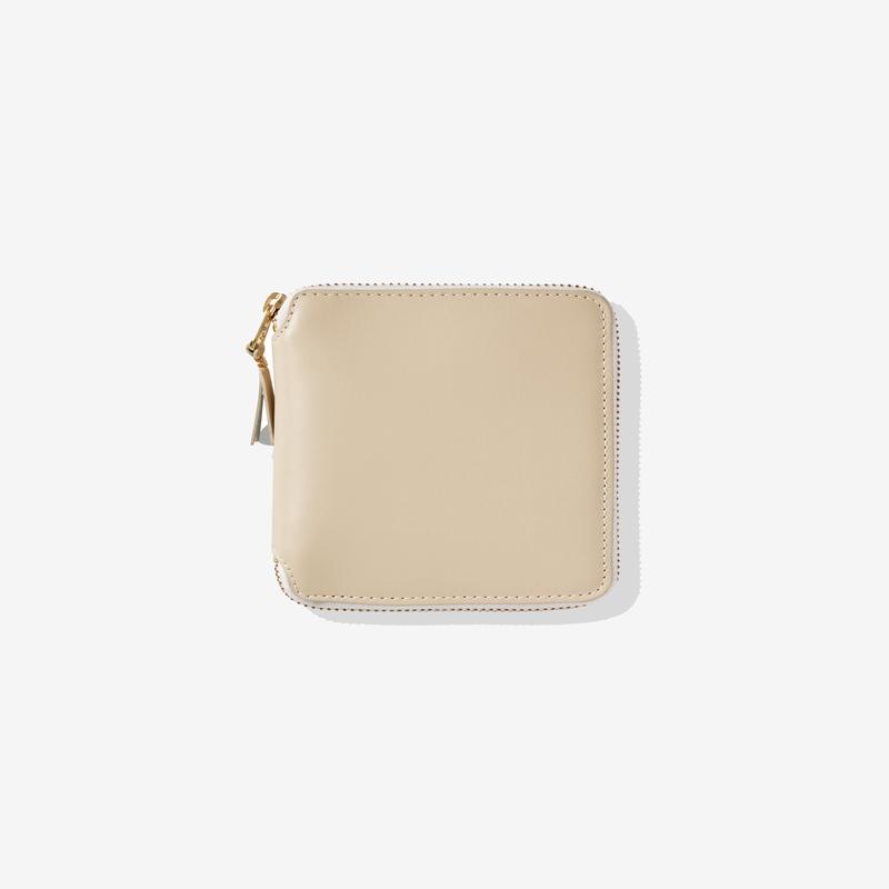 CDG Wallet - Classic Leather Full Zip Around Wallet - (Off-White SA2100)