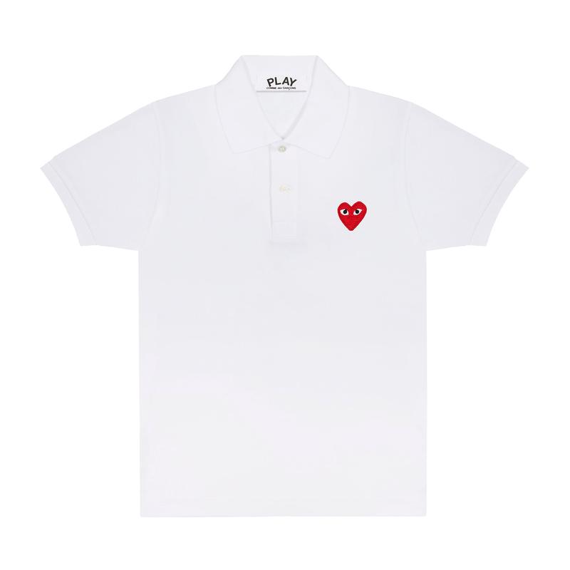 Play - Red Polo Shirt - (White)