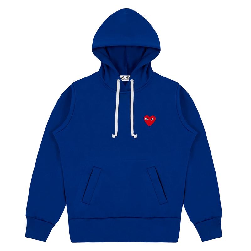 Play - Single Heart Hoodie - (Navy)