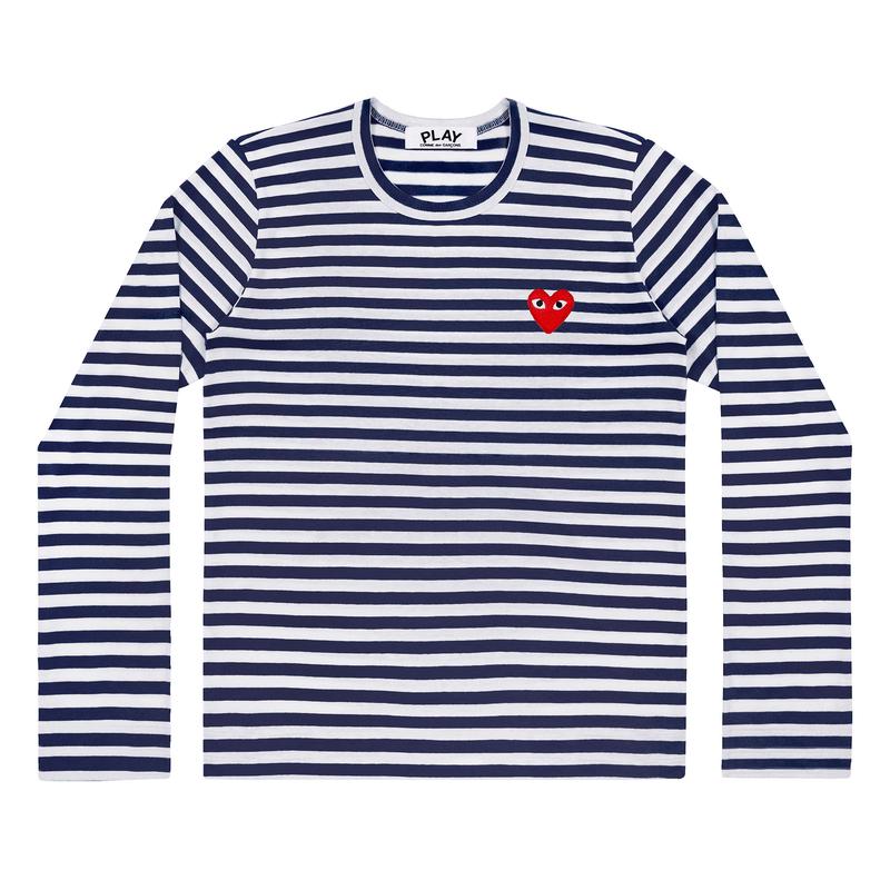 Play - Striped T-Shirt - (Navy/White)